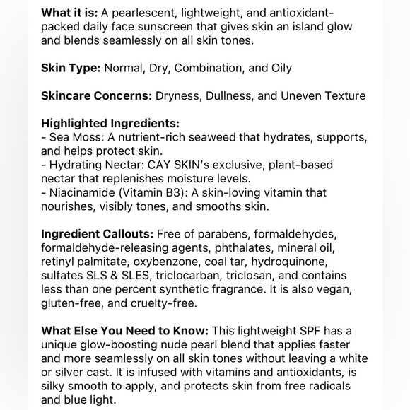 Pick 8/$50 Cay Skin Isle Glow Face Lotion SPF 45🆕deluxe sample size - Picture 4 of 5